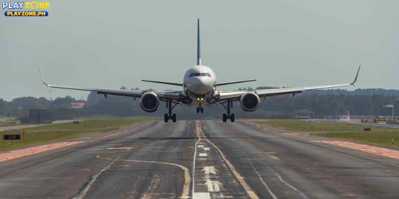 Aircraft Landing at Airport