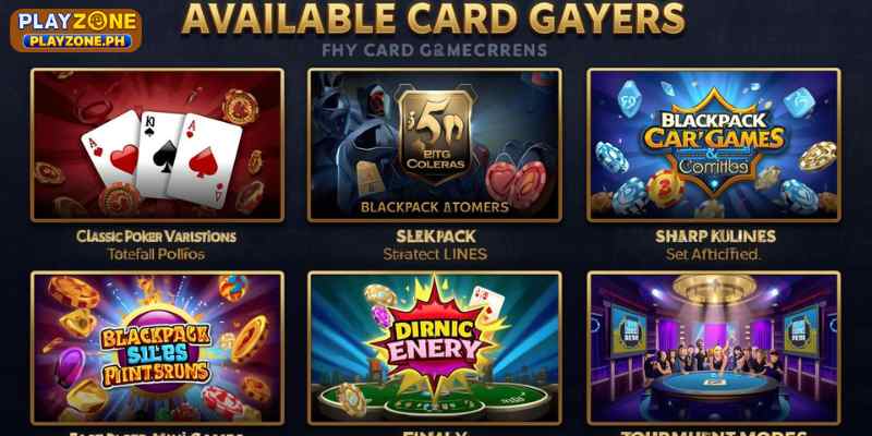 Players can explore a variety of card game styles, i