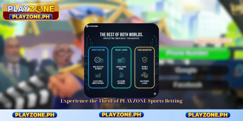 Experience the Thrill of PLAYZONE Sports Betting