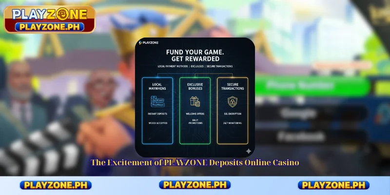The Excitement of PLAYZONE Deposits Online Casino