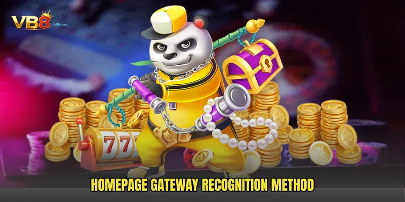 Homepage gateway recognition method