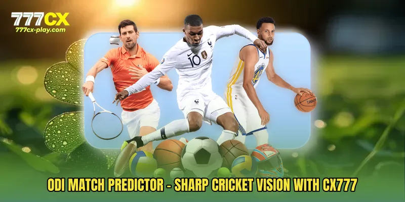 ODI Match Predictor - Sharp Cricket Vision With CX777