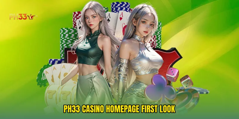 PH33 casino homepage First Look