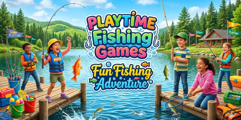 PLAYTIME Fishing Games: Fun Fishing Adventure